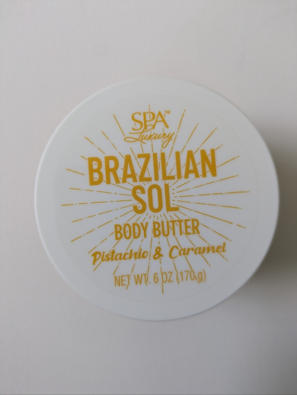 Brazilian Sol Body Butter Pistachio Caramel 1pc Set Hydrating Cream